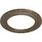 Ekena Millwork Andrea Ceiling Medallion (Fits Canopies up to 8"), Hand-Painted Warm Silver, 12"OD x 8"ID x 1/2"P CM12ADWSS - alternate 2